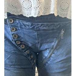 Jeans boutons/fermeture C613M